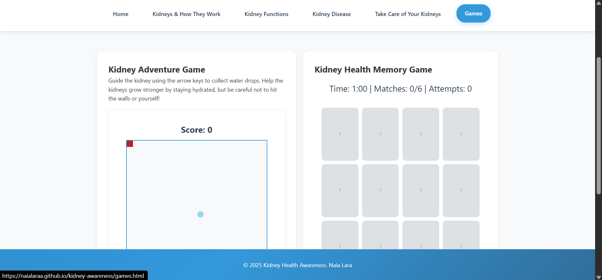 Kidney Website Screenshot3